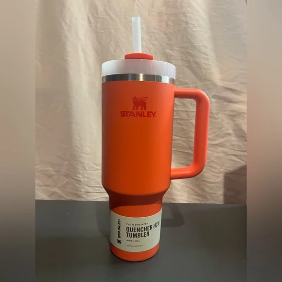 Stanley Coral Quencher H2.0 40oz Tumbler Bundle Carry-All Boot Straw Cover NEW - Picture 3 of 8